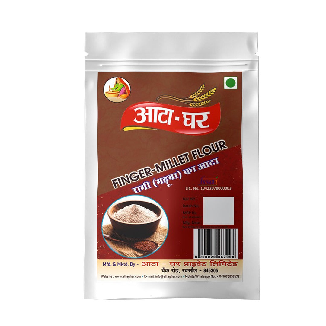 Atta-Ghar Ragi Atta, 2 kg - Pack of 4 * 500 grams