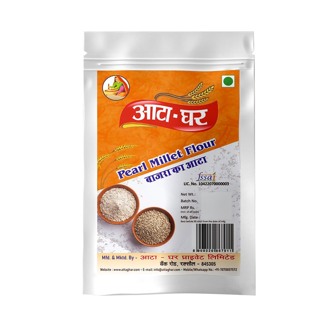Atta-Ghar Bajra Flour, 2 kg - Pack of 4 * 500 grams