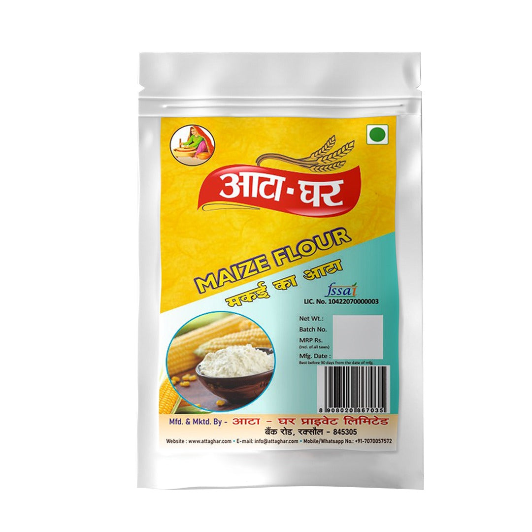 Atta-Ghar Maize flour, 2 kg - Pack of 4 * 500 grams