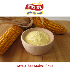 Atta-Ghar Maize flour, 2 kg - Pack of 4 * 500 grams