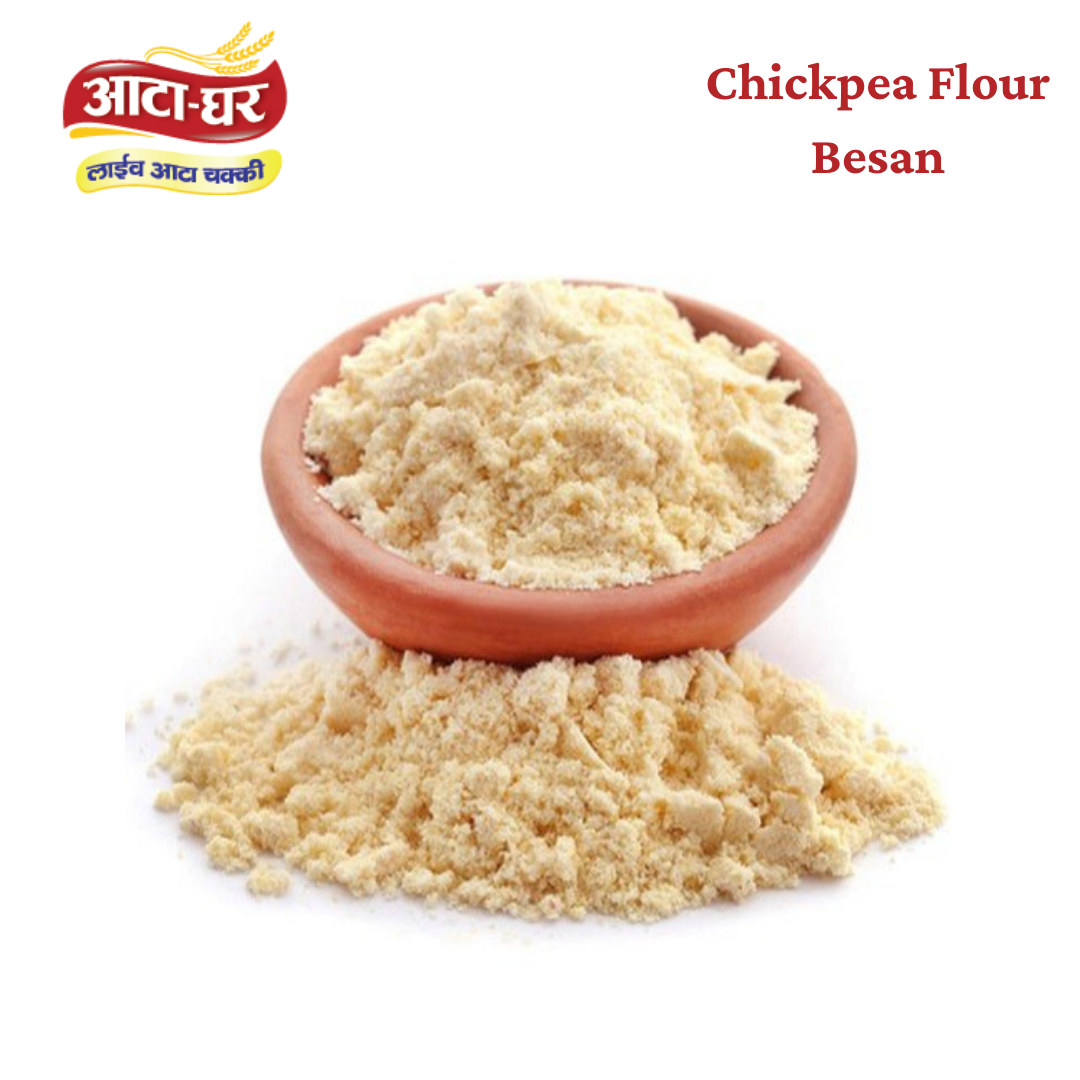 Atta-Ghar Chickpea Flour (Besan), 2 kg - Pack of 4 * 500 grams