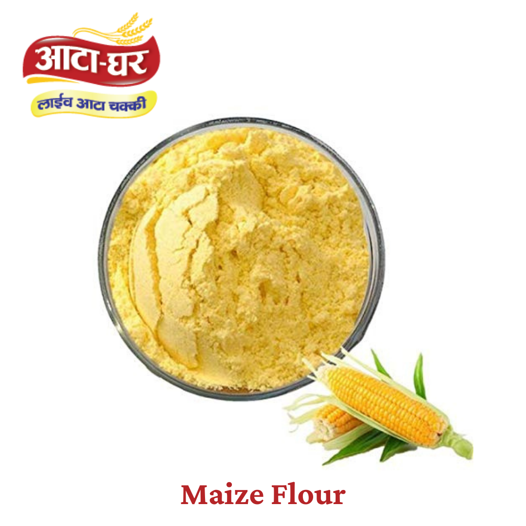 Atta-Ghar Maize flour, 2 kg - Pack of 4 * 500 grams