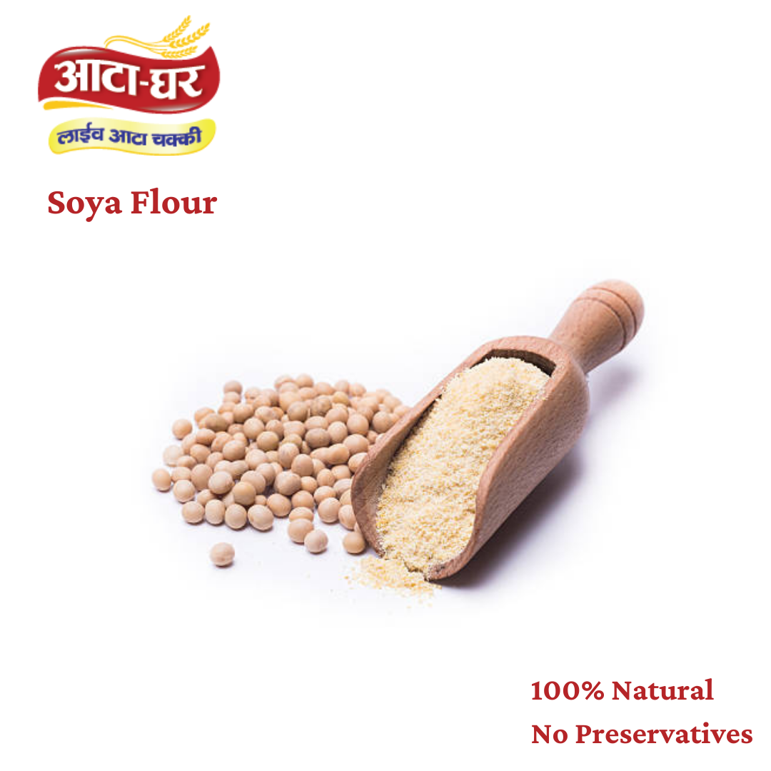 Atta-Ghar Soya flour Pack of 5 * 400 grams