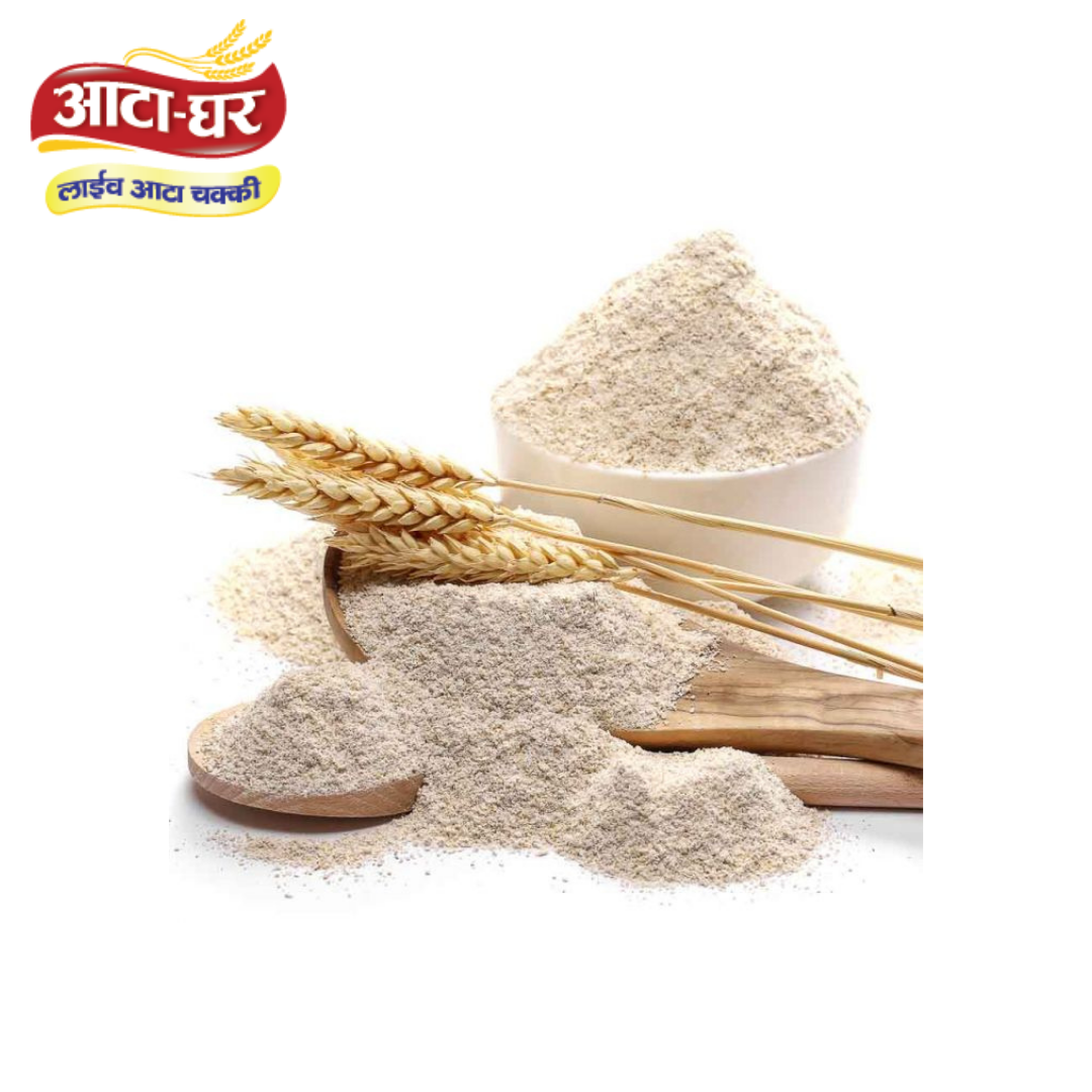 Atta-Ghar Jau (Barley) Flour, 2 kg - Pack of 4 * 500 grams