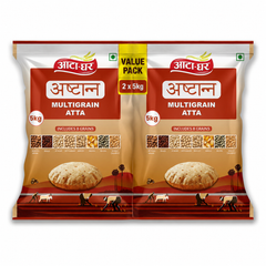 Atta-Ghar Ashtanna Multigrain Atta, 5 kg