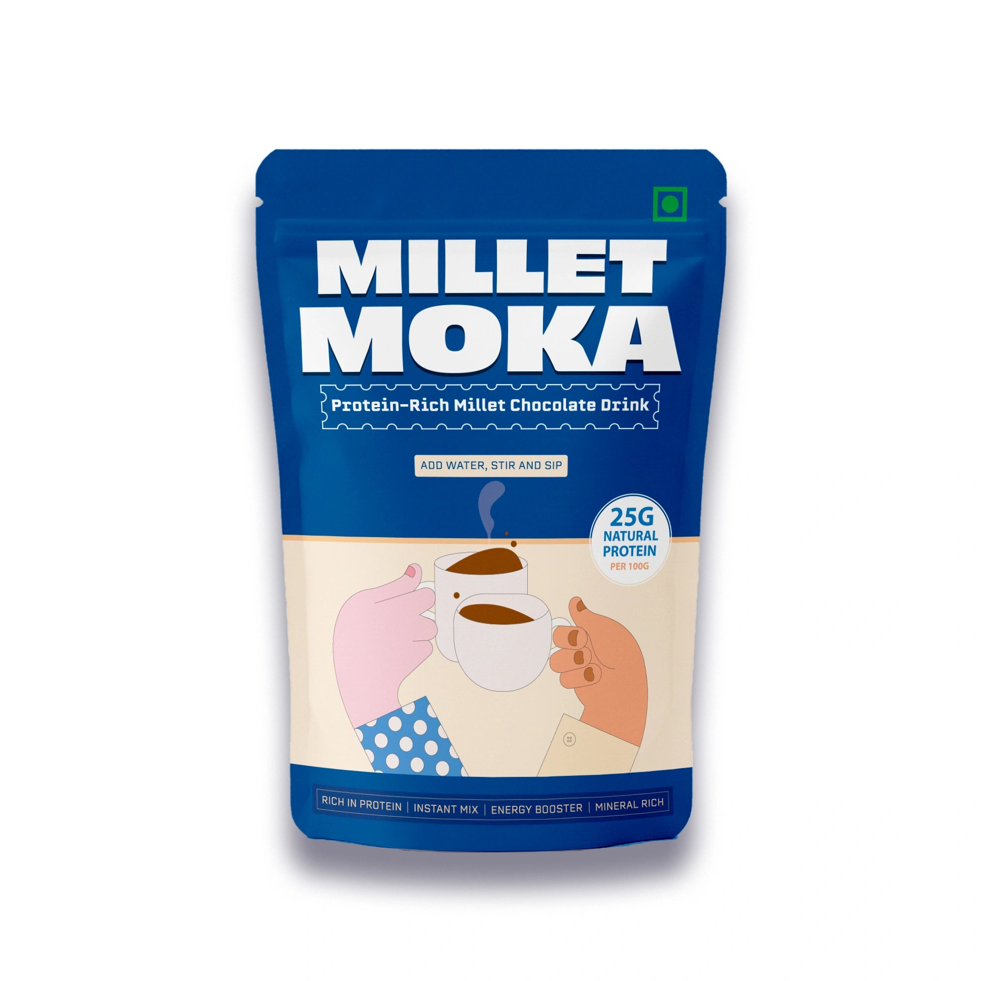 MILLET MOKA - Millet Based Gourmet Drink - 400 gm
