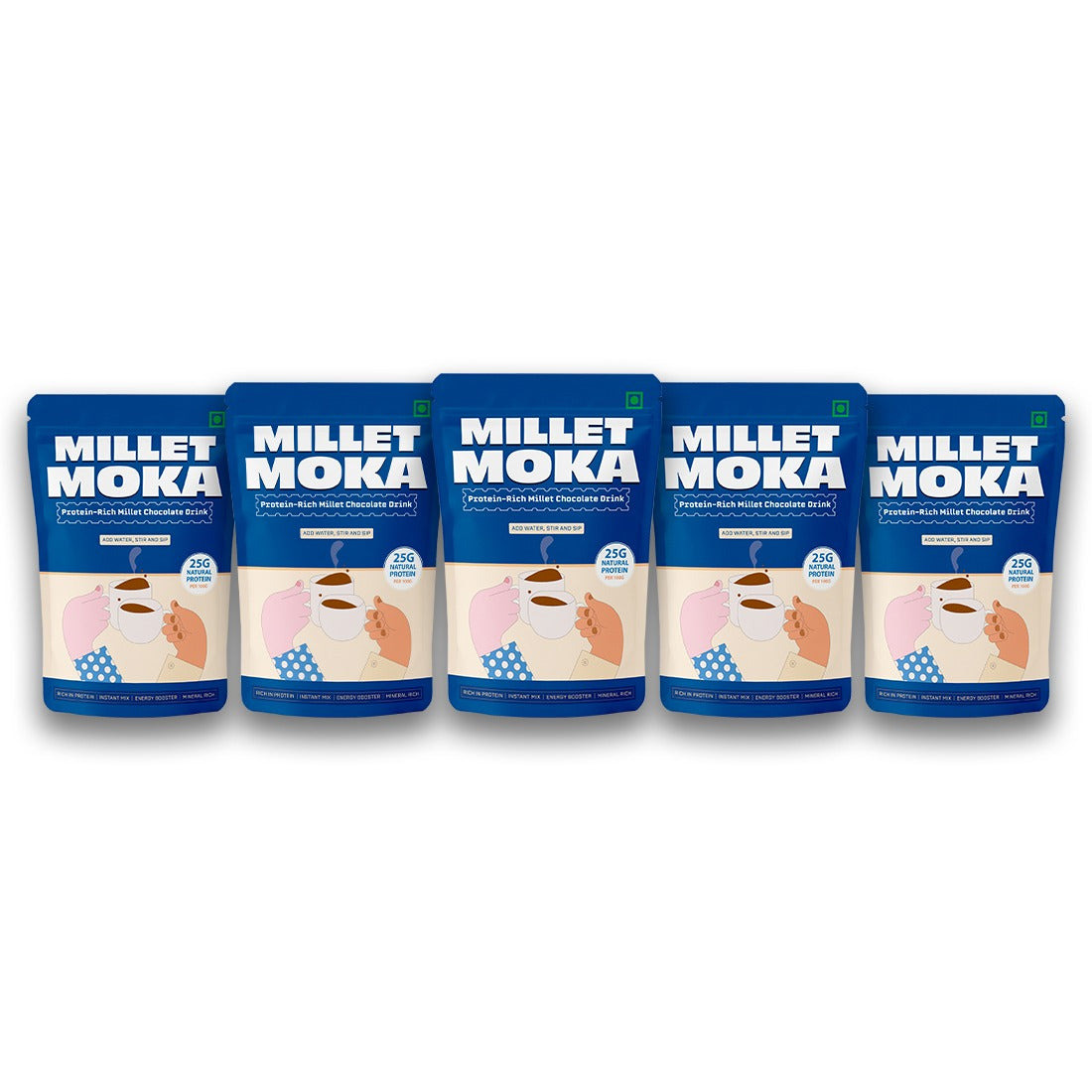 MILLET MOKA - Millet Based Gourmet Drink - 400 gm
